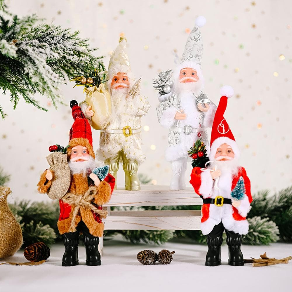 FENGRISE Santa Claus Doll 2023 Christmas Tree Ornament Merry Christmas Decorations For Home Navidad Natal Gifts New Year 2024