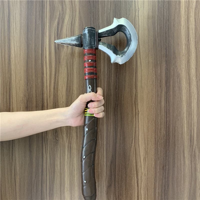 1:1 Cosplay Primitive Tribe Axe Pirate Axe Prop Weapon Role Playing Game Movie Cos Totem Axe PU Weapon Model Toy Prop 47cm