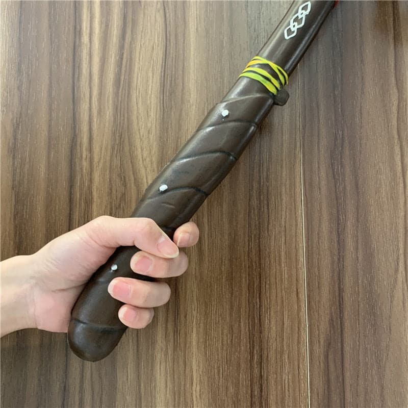 1:1 Cosplay Primitive Tribe Axe Pirate Axe Prop Weapon Role Playing Game Movie Cos Totem Axe PU Weapon Model Toy Prop 47cm