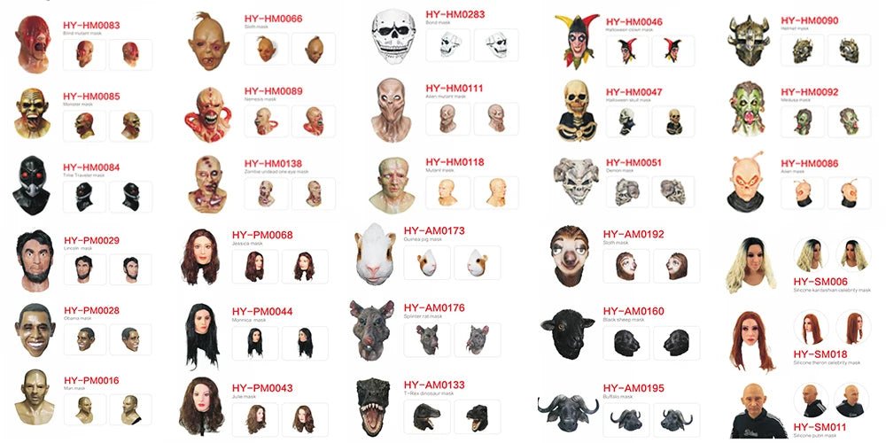 Jason Voorhees Masks Freddy Krueger Horror Movies Scary Latex Mask Halloween Mask Friday Horror Costume Masks Bloody Hood