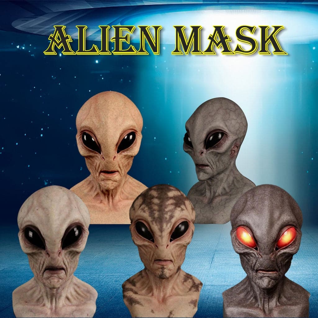 Alien Halloween Mask - Scary Supersoft Horror Cosplay Prop