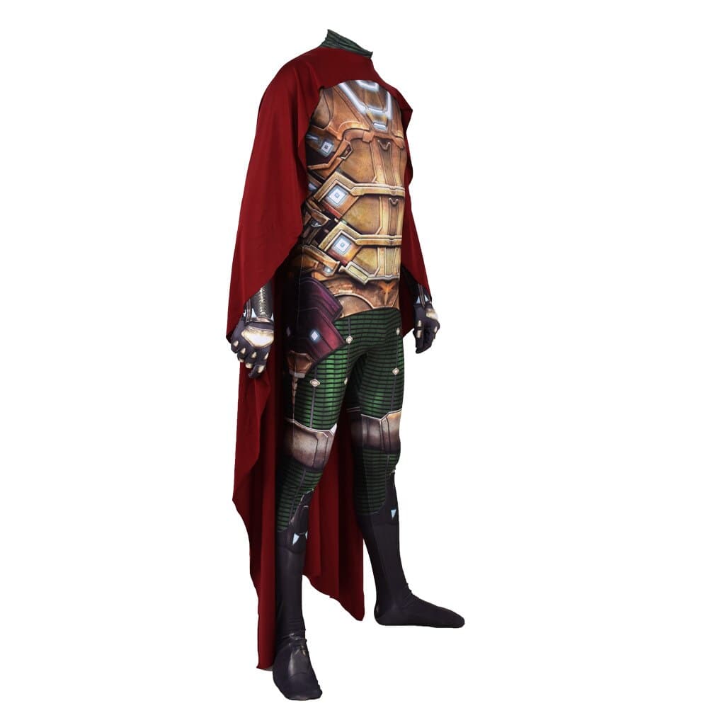 Mysterio Cosplay Costume Zentai Suit Anime Superhero Halloween Bodysuit Adults Kids