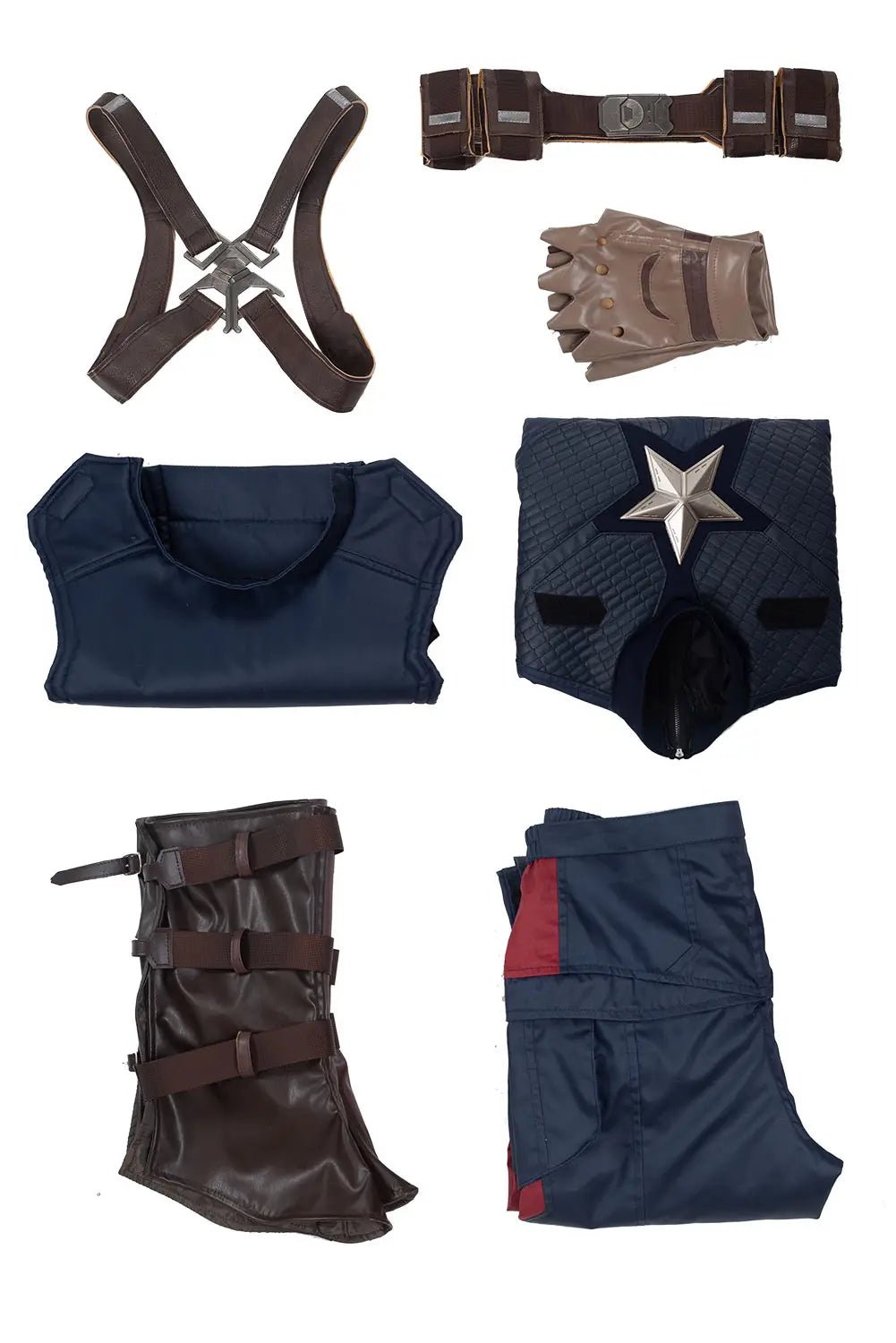 Fantasia Captain Cosplay Steve Costume America Disguise for Adult Men Clothes Superhero Outfits Halloween Carnival Party Suit