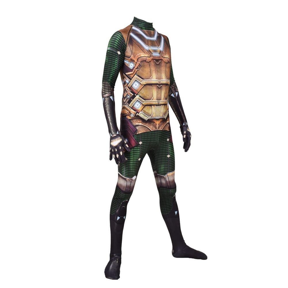 Mysterio Cosplay Costume Zentai Suit Anime Superhero Halloween Bodysuit Adults Kids