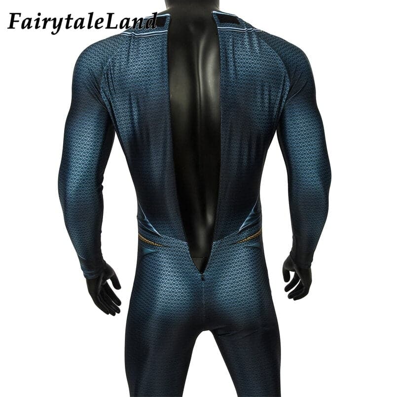 Newest Adult Superhero Cosplay Halloween Carnival Costume 3D Printing Hero Spandex Jumpsuit Red Cape Fancy Bodysuit