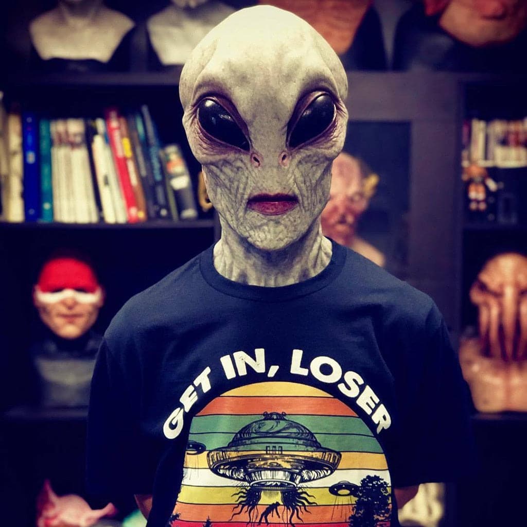 Alien Halloween Mask - Scary Supersoft Horror Cosplay Prop