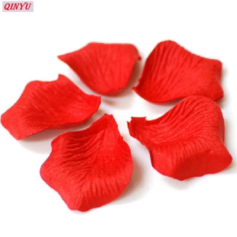 500-5000pcs Silk Rose Petals Wedding Birthday Celebration Decoration Confetti DIY Wedding Valentine Flowers Rose Gift 5z