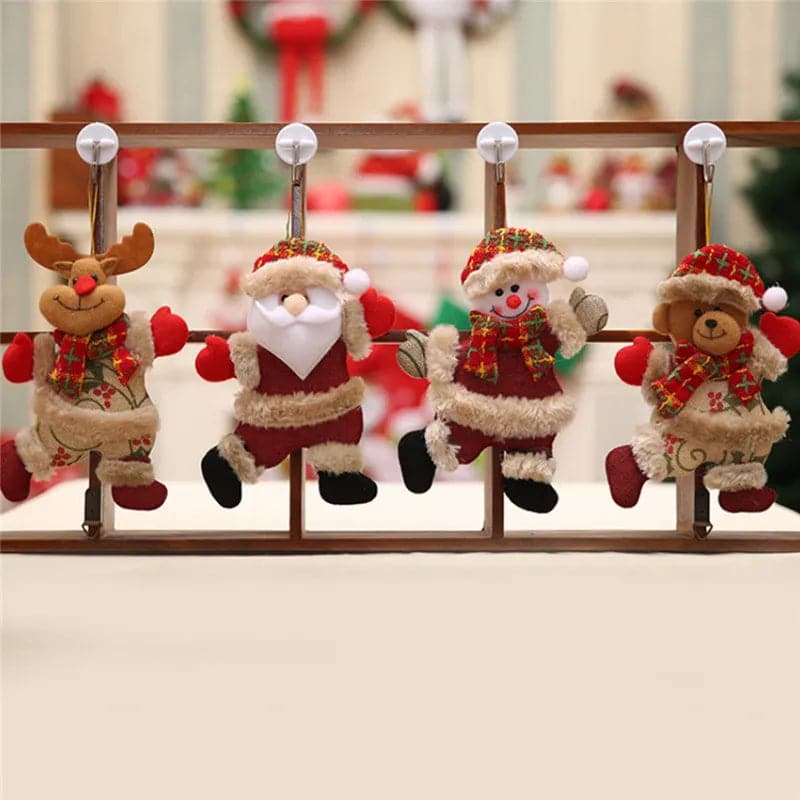 Dancing Santa Merry Christmas Ornaments xmas Tree Hanging Toys Christmas Tree Decoration Home Decor Present Xmas Children'S Gift