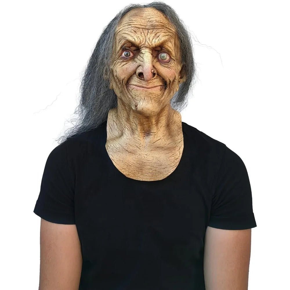 Halloween Mask, Witch Masks, Old Witch Masks, Happy Witch Masks. Witches Line, Cosplay, One Size Latex Masks, Halloween Mask