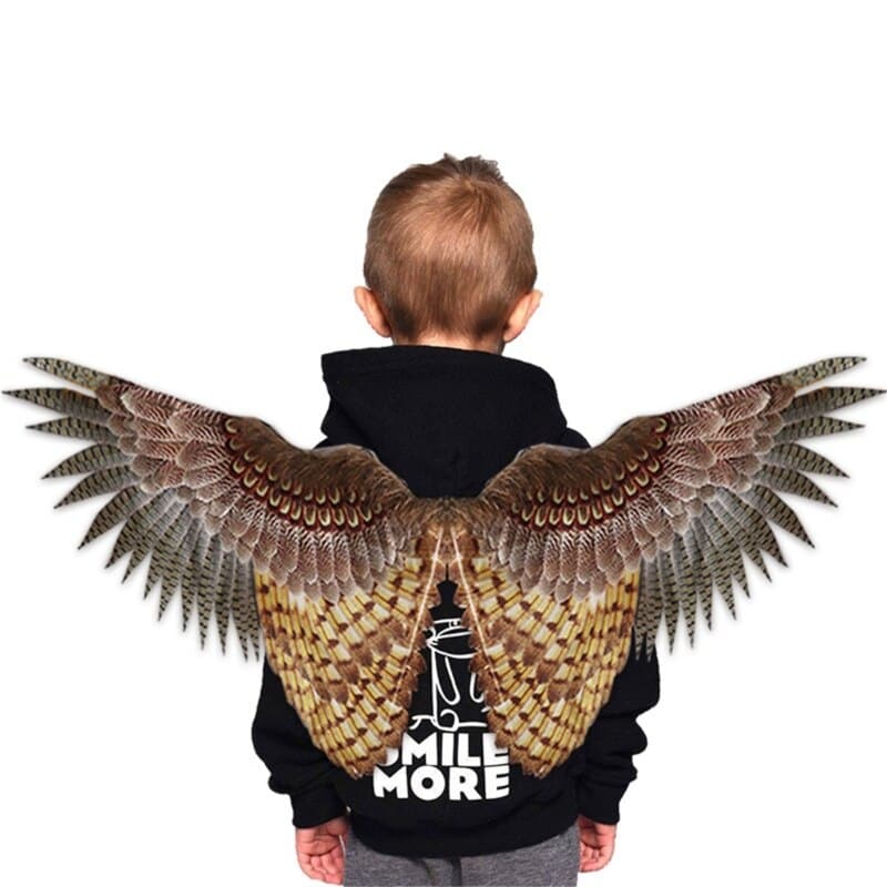 Owl Mask Owl Wings Halloween Birds-Wings Masquerade-Cosplay Props for Kid Girls H7EF