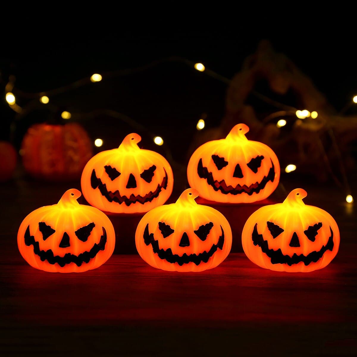 Halloween LED Pumpkin Light String Horror Skull Ghost Lamp Holloween Party Decoration for Home Haunted House Ornaments 2023