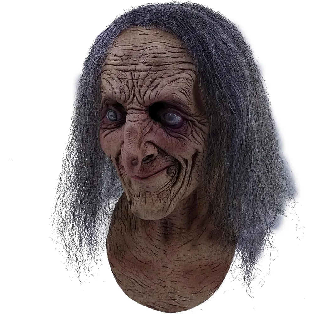 Halloween Mask, Witch Masks, Old Witch Masks, Happy Witch Masks. Witches Line, Cosplay, One Size Latex Masks, Halloween Mask