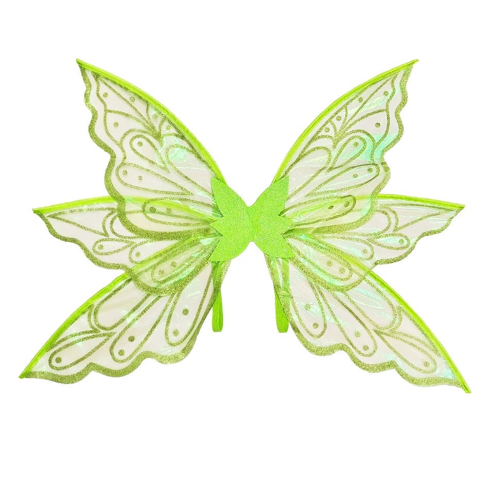 Tinker Bell Girls Fairy Princess Dress Kid Cosplay Elf Costume Tinkerbell Halloween Carnival Party Clothes Fantasy Green Vestido
