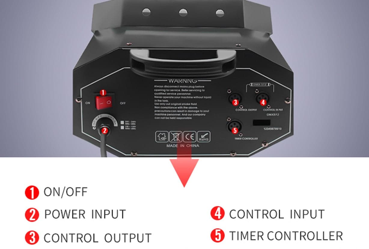 3000w Stage Effect Big Smoke Machine Dmx512 Remote Control Haze Machine 3000w Fog Machine for stage concert dj