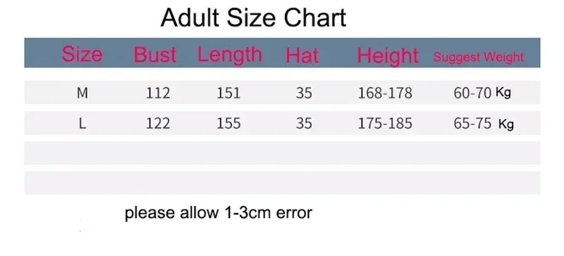 Cosplay Costume for Adult Jumpsuit Headgear Funny Tinky Winky Dipsy Laa-Laa Po Halloween Carnival Costume Clothes