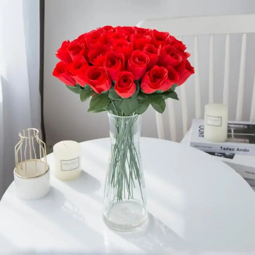 Silk Roses Bouquet for Valentine
