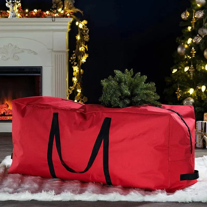 Foldable Christmas Tree Storage Bag Oxford Cloth Bag Xmas Decoration Wreath For Storing Christmas Utenciles Garland Home Storage
