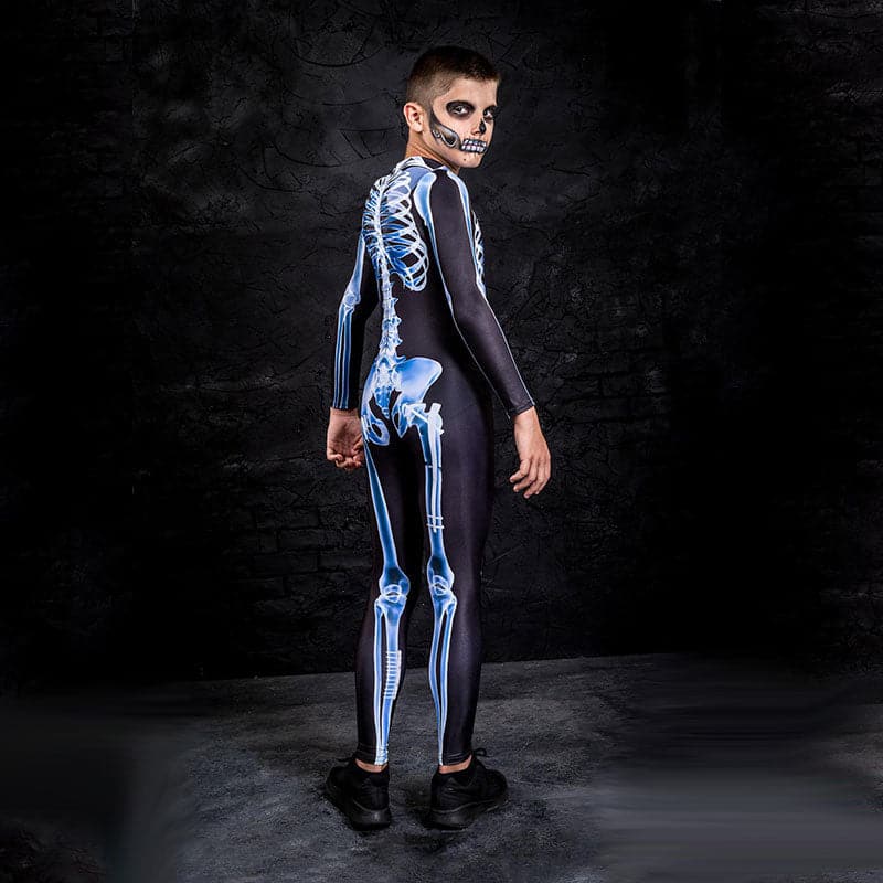 Halloween Skull Skeleton Costumes: Kids Scary Monster Costume