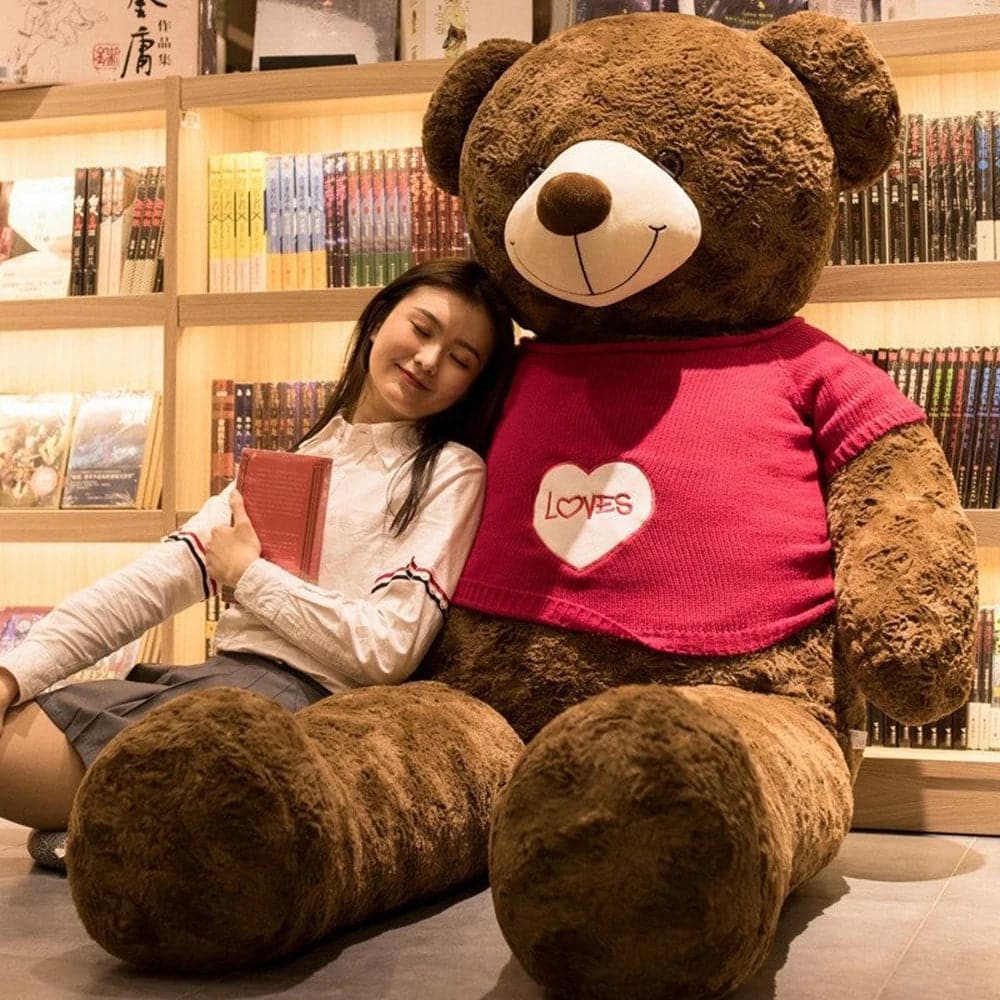 White Teddy Bear for Valentine Gift - Soft Plush Toy