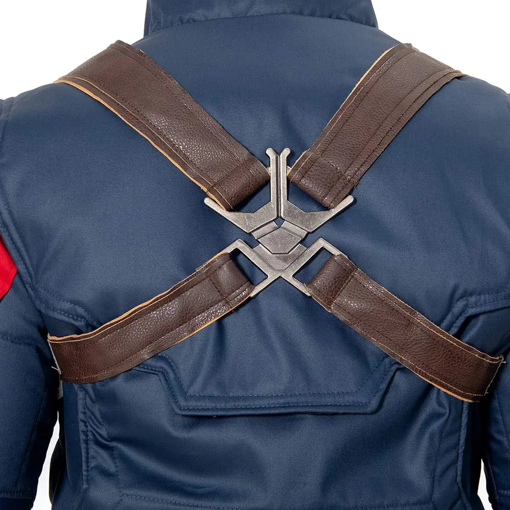 Fantasia Captain Cosplay Steve Costume America Disguise for Adult Men Clothes Superhero Outfits Halloween Carnival Party Suit