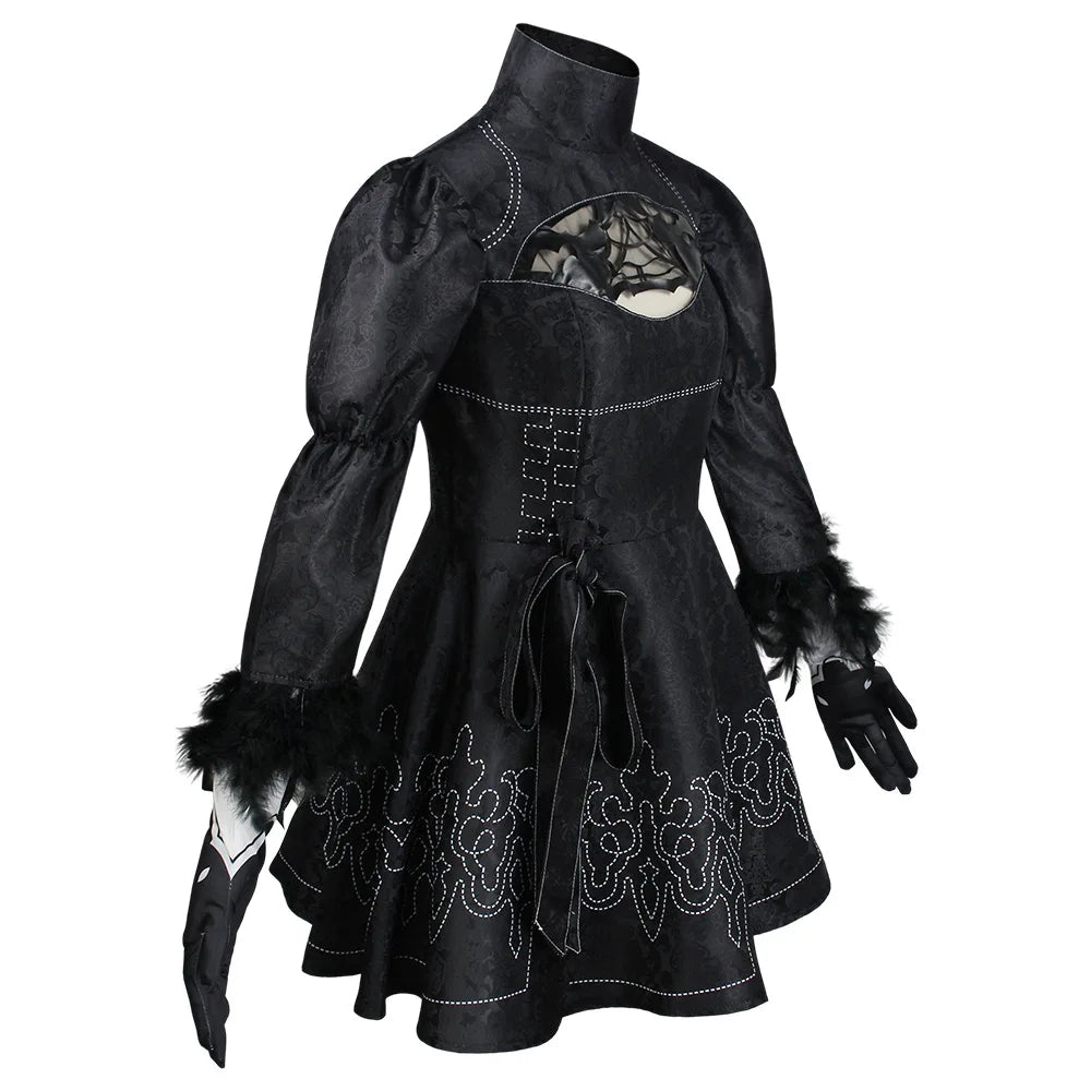 Game Nier Automata Cosplay Costume Yorha 2B sexy Outfit Games Suit Women Role Play Costumes Girls Halloween Party Fancy Dress