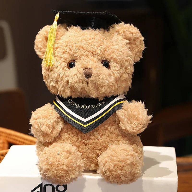 Graduation Clothing Teddy Bear for Gift - Small Sitting Bear