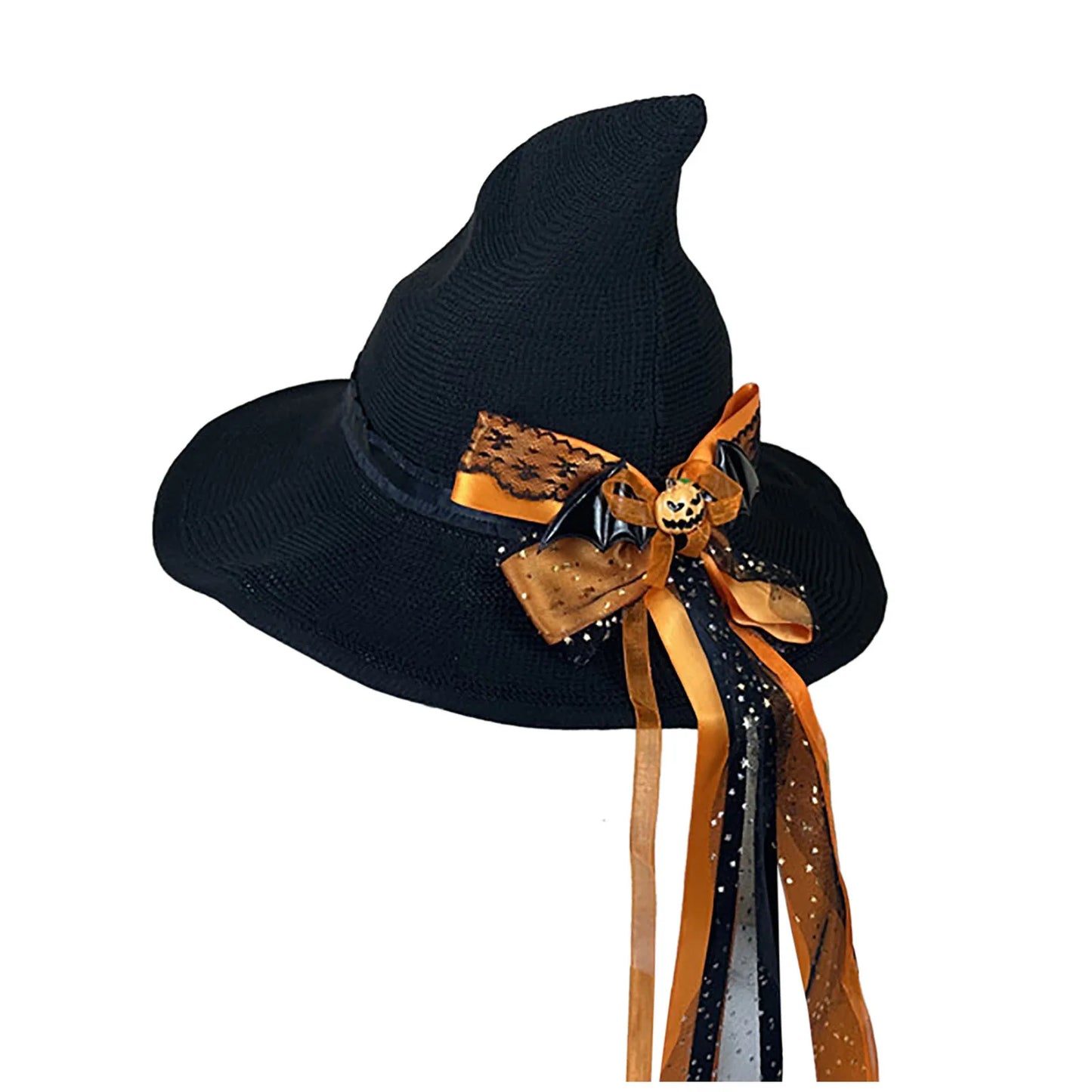 Halloween Lolita Rose Big Bow Little Witch Hat Witch Hat Headpiece Party Decorations For Women Fast Shipping