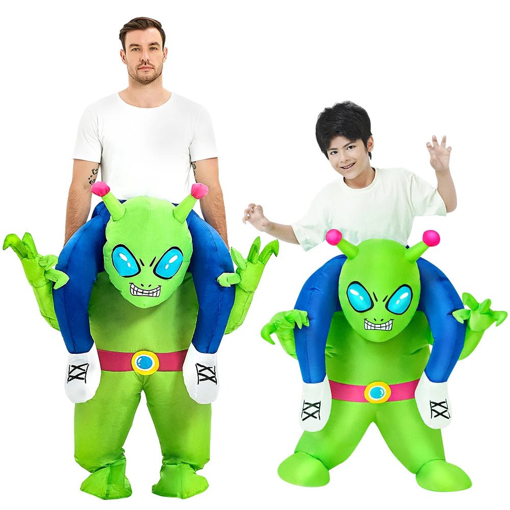 Adult Astronaut ET Alien Inflatable Costume Funny Suits Boys Girls Anime Fancy Dress Purim Halloween Party Cosplay Costumes