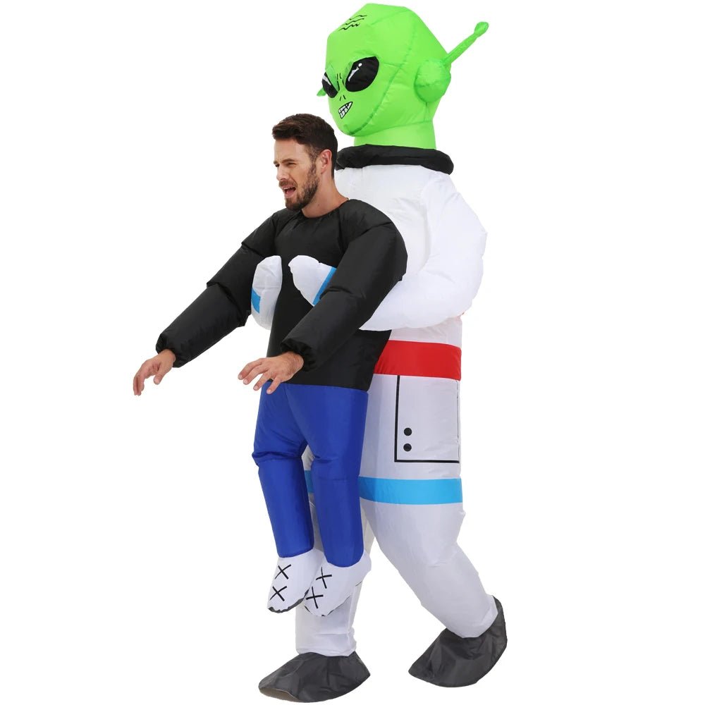 Adult Astronaut ET Alien Inflatable Costume Funny Suits Boys Girls Anime Fancy Dress Purim Halloween Party Cosplay Costumes