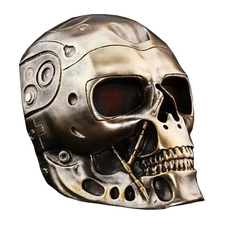 Terminator Mask Halloween Masque Terminator Cosplays Mask CS Full Face Protective Mask Skull Mask Haunted House Decoration Props