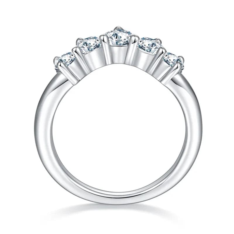 Silver Ring with Diamonds