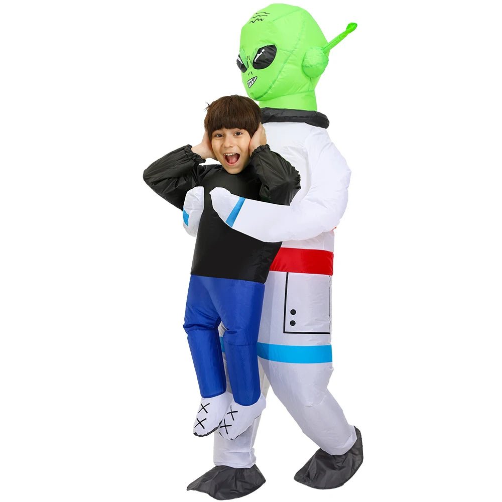 Adult Astronaut ET Alien Inflatable Costume Funny Suits Boys Girls Anime Fancy Dress Purim Halloween Party Cosplay Costumes