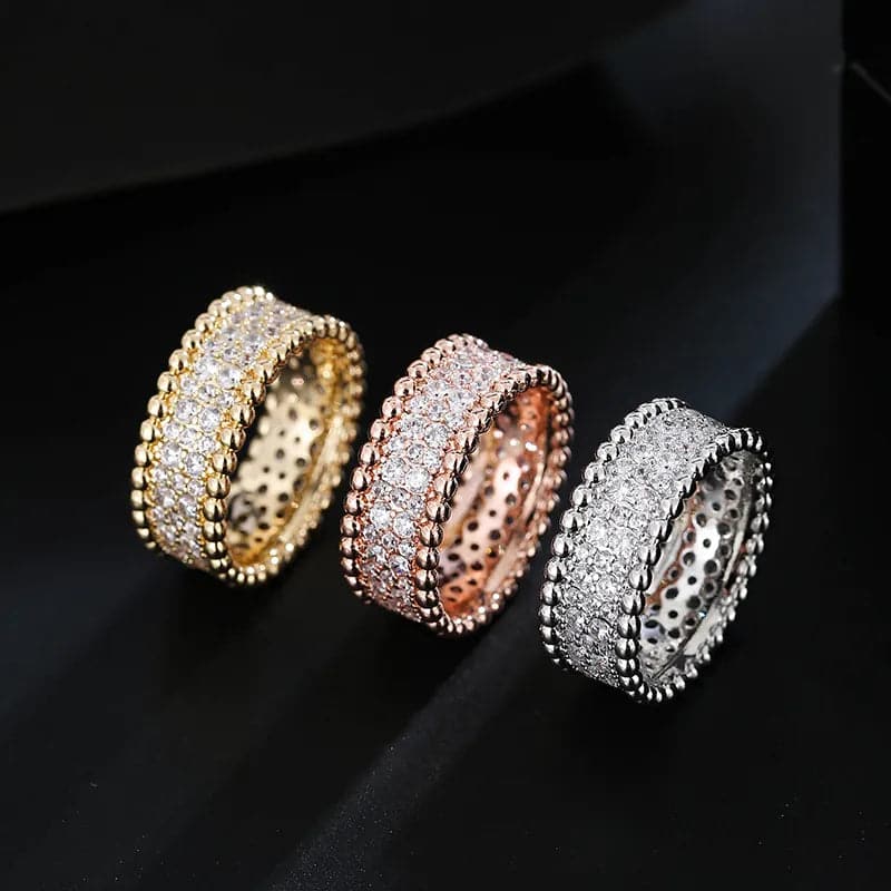 Shiny Kaleidoscope Starry Zircon Ring - Fashionable and Versatile Jewelry