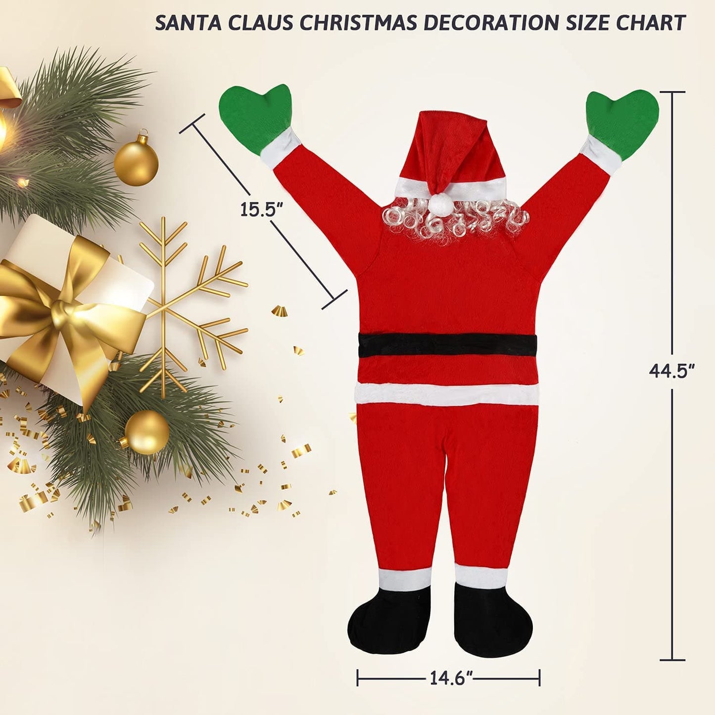 Santa Claus Window Door Decoration