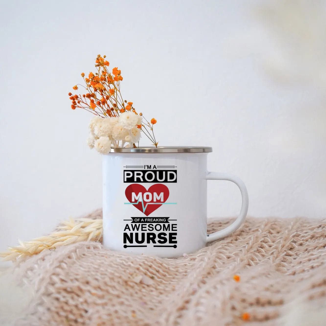 Enamel Mug Perfect Gifts for Nurse - Perfect Gifts for Your Nurse Girlfriend