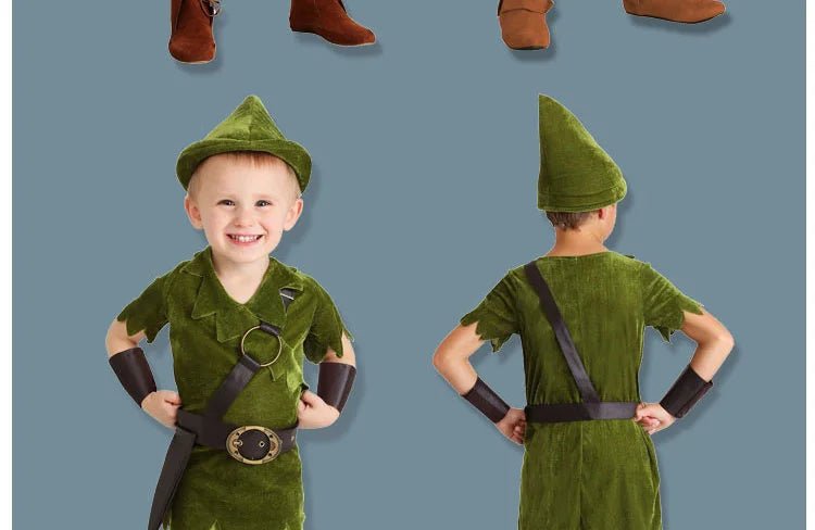 Halloween Party Cosplay Peter Pan Costume Child Kids Cartoon Movie Costume Adult Men Girls Boys Peter Pan Costume