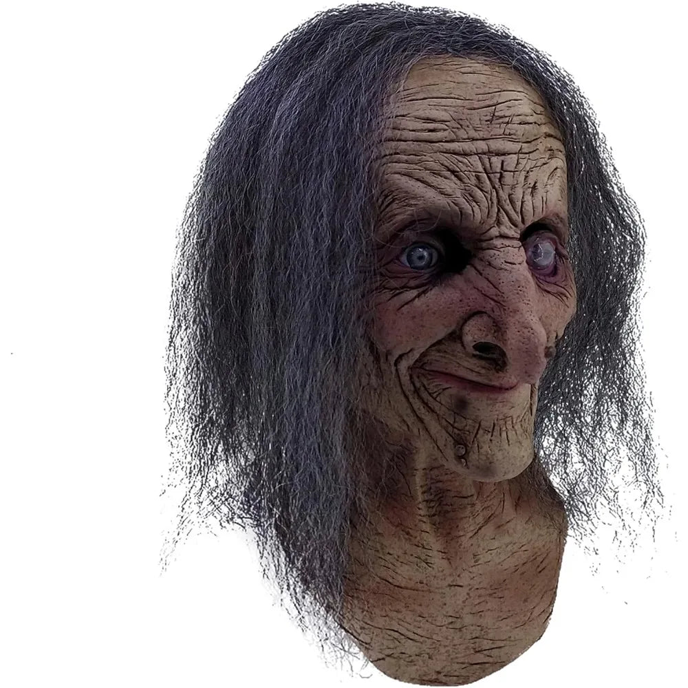 Halloween Mask, Witch Masks, Old Witch Masks, Happy Witch Masks. Witches Line, Cosplay, One Size Latex Masks, Halloween Mask