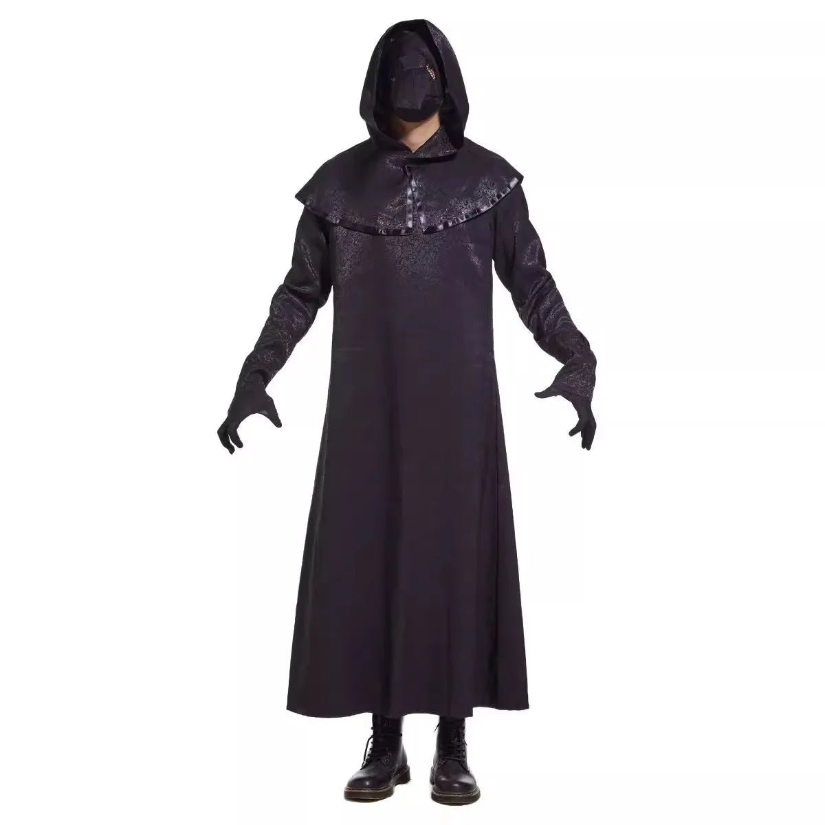 Halloween Cosplay Costumes Halloween European Medieval Black Death Plague Men's Beak Mask Doctor Role Stage Performance Costume