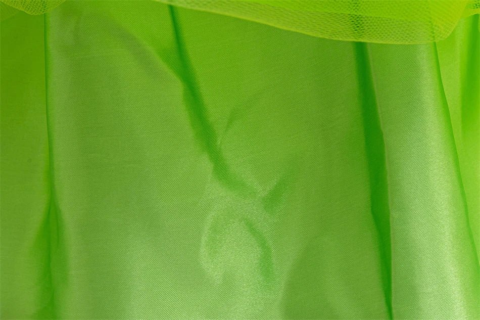 Tinker Bell Girls Fairy Princess Dress Kid Cosplay Elf Costume Tinkerbell Halloween Carnival Party Clothes Fantasy Green Vestido
