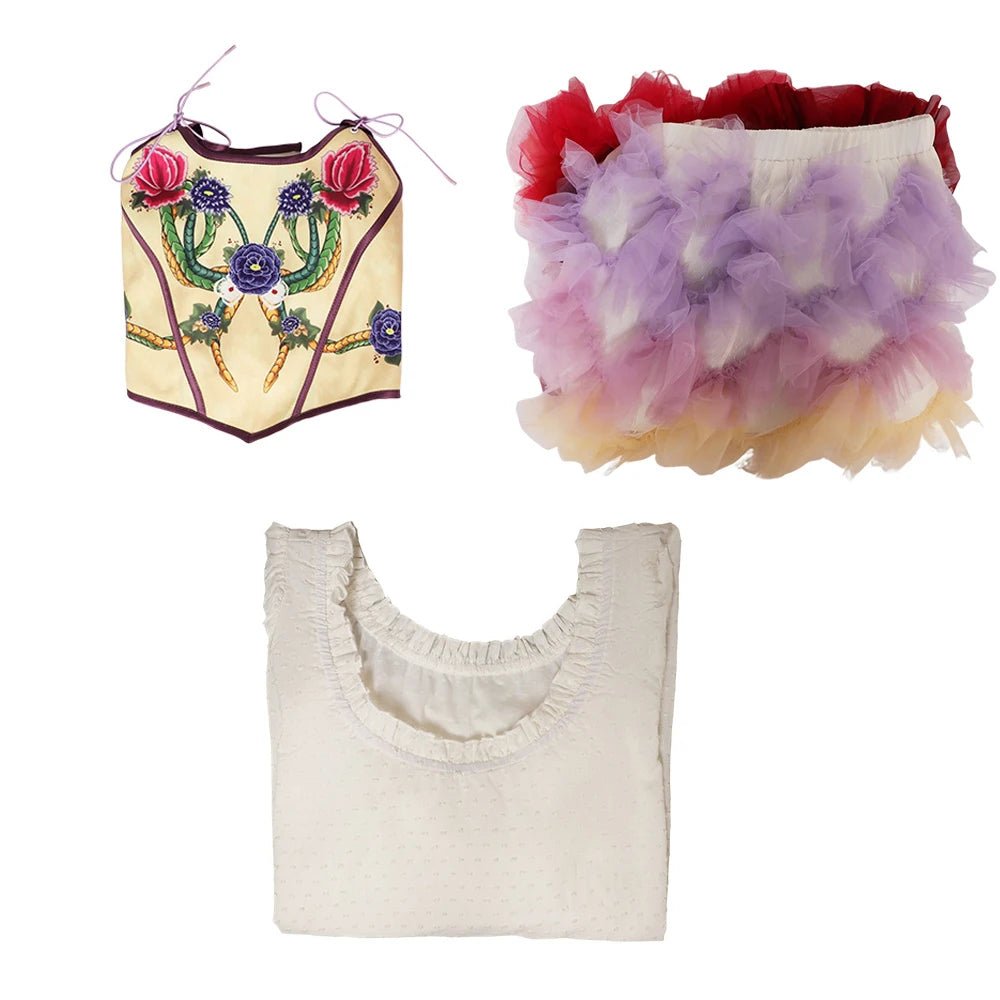 Women Lucy Baird Cosplay Fantasy Outfits 2023 Movie Hunger Cosplay Game Costume Disguise Girls Dress Halloween Roleplay Suits