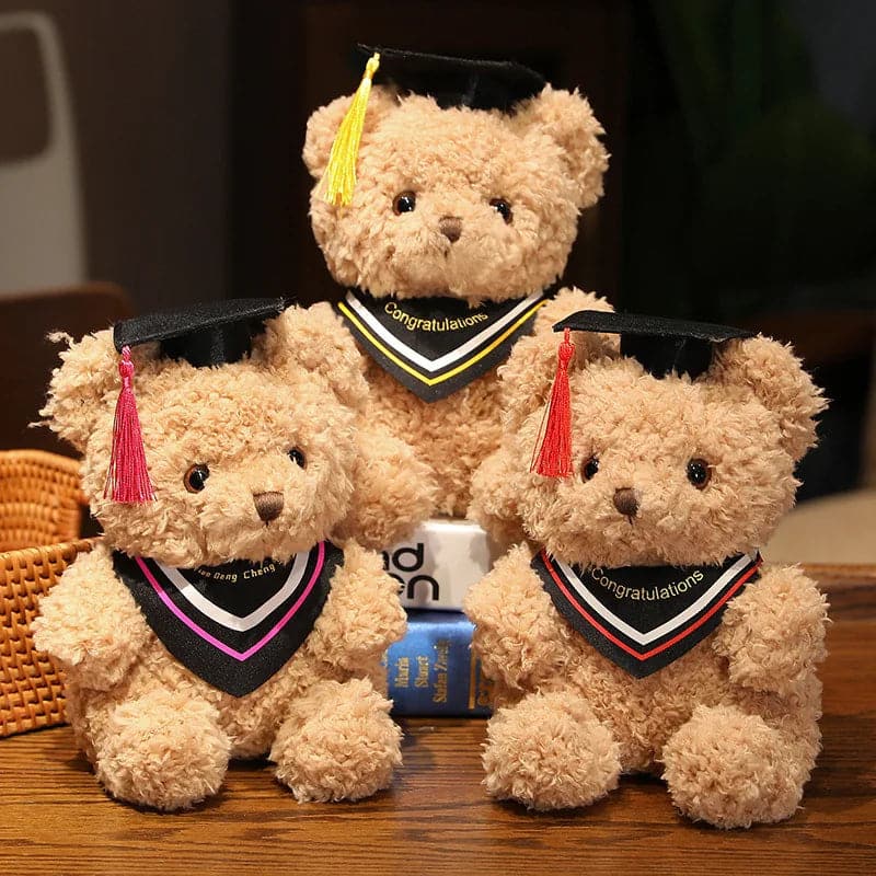 Graduation Clothing Teddy Bear for Gift - Small Sitting Bear