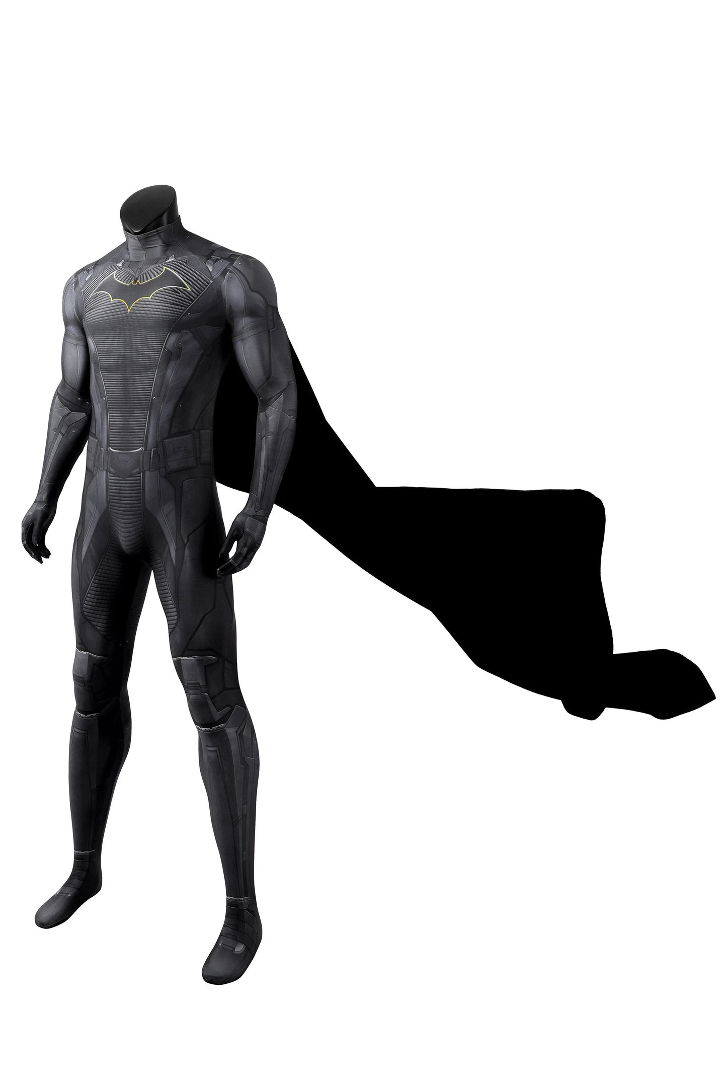 Superhero Bat Cosplay Costume Full Sets Gotham Man Knights Bodysuit Cape Mask 3D Printed Spandex Zentai Outfit Halloween Costume