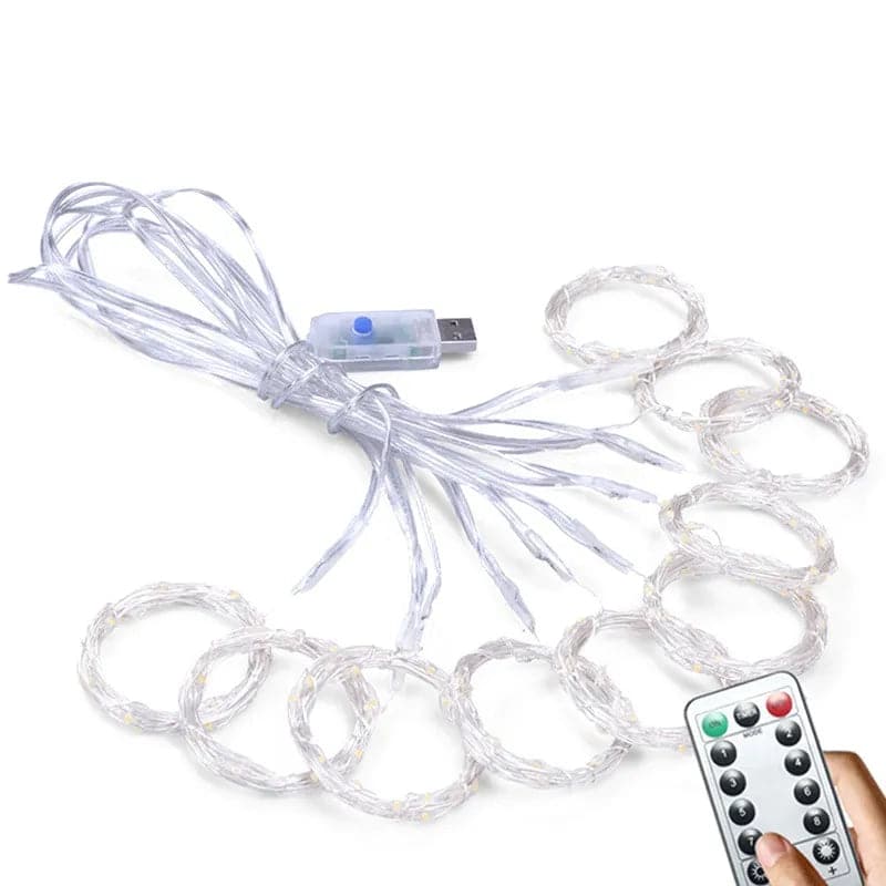 Curtain Garland Led Lights String Christmas Decoration Lights Festival Decoration Holiday Wedding Fairy Lights For Bedroom Home