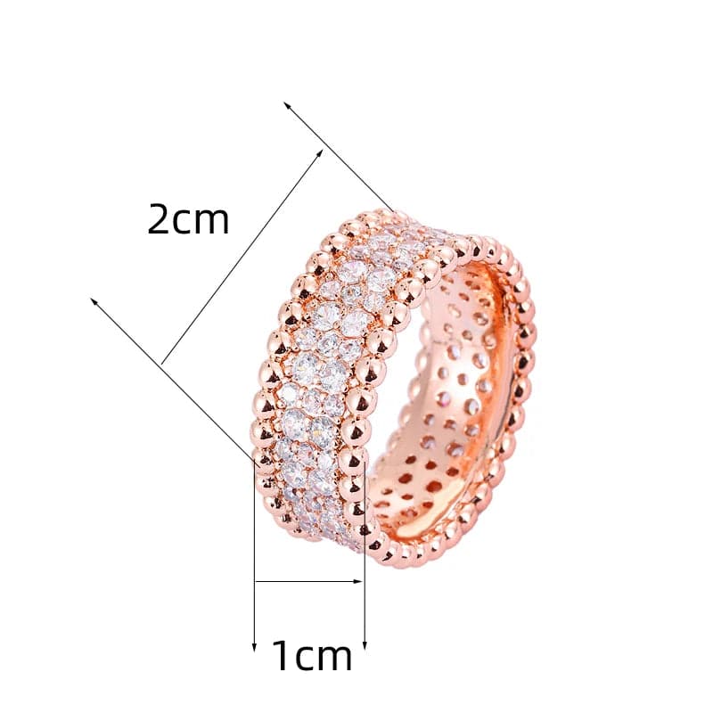 Shiny Kaleidoscope Starry Zircon Ring - Fashionable and Versatile Jewelry