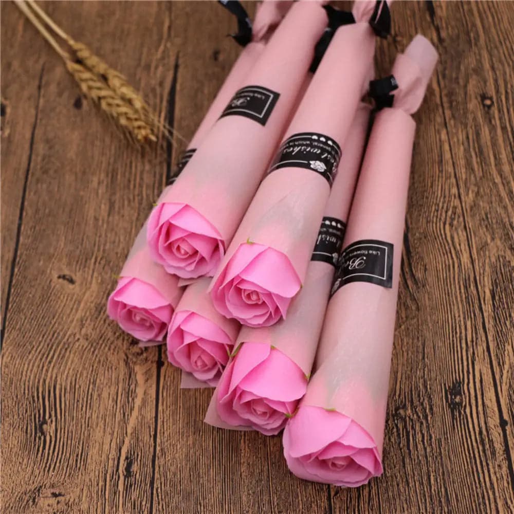 Rose Artificial Flower Gift for Girlfriend - Soap Rose Artificial Flower
