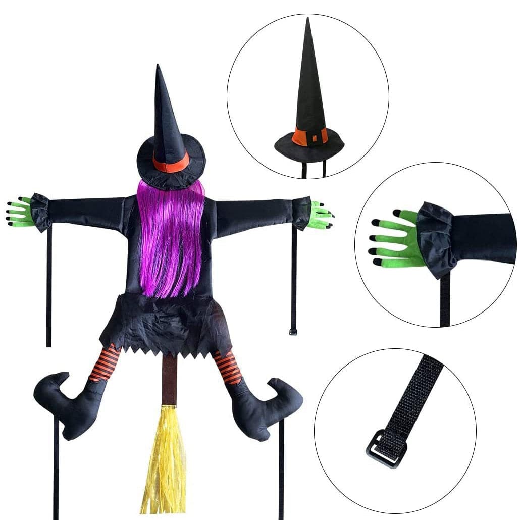 New Halloween Witch Doll: Courtyard Crashing Into Tree