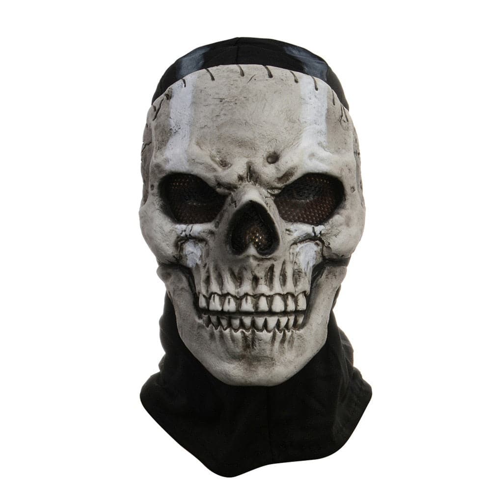 Unisex Horror Halloween Skull Mask - Call of Duty Latex Headgear Cosplay