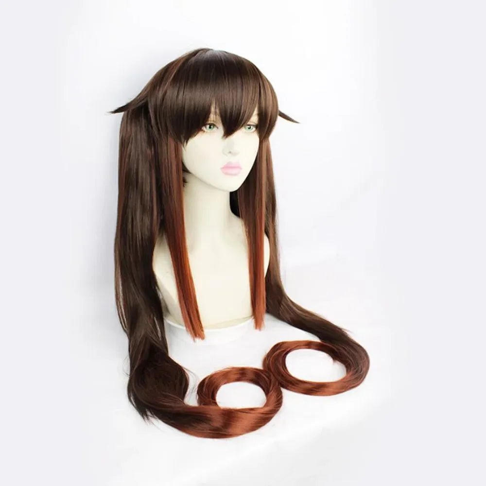 New 2024 anime Genshin impact Hulai Hu costume women Halloween clothes wigs