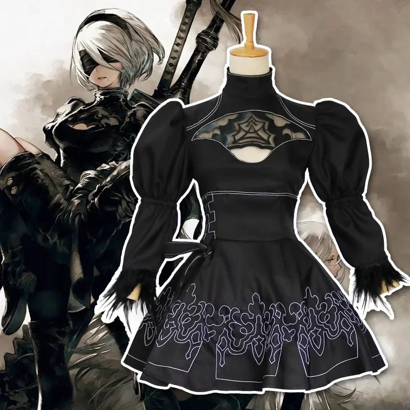 Game Nier Automata Cosplay Costume Yorha 2B sexy Outfit Games Suit Women Role Play Costumes Girls Halloween Party Fancy Dress