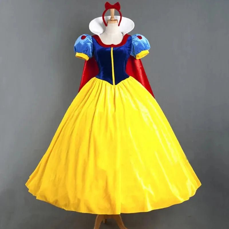 Adult Cartoon Princess Snow White Cosplay Costume Princess Dress Women Halloween Party Costume Adult Cosplay plus size